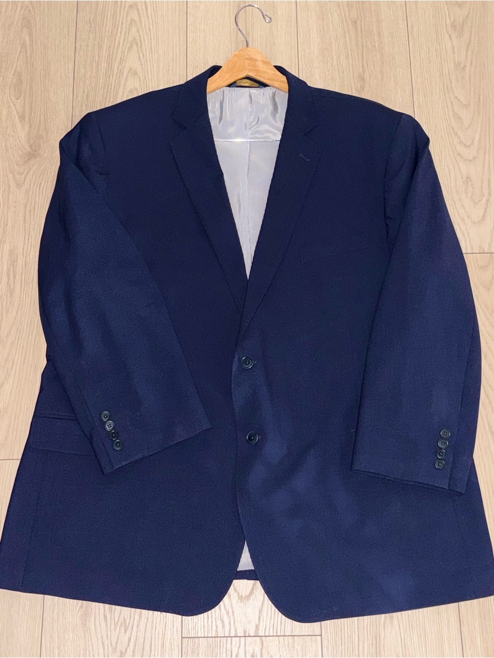 Brooks Brothers Explorer Traditional Men’s 50R Wool Blend Navy Blazer Sport Coat